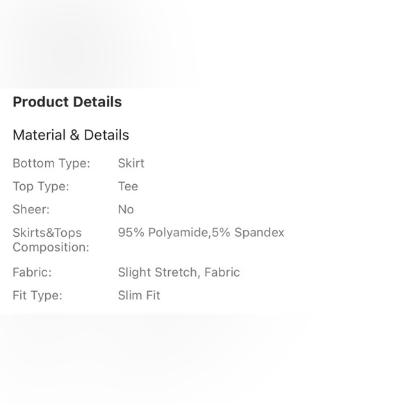 Solid Crop Tee & Split Thigh Skirt Set - Picture 7 of 8